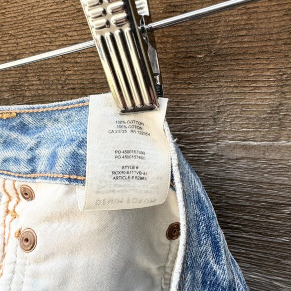 Denim Forum Farrah High Rise Wide Leg sz 27 - Picture 12 of 13